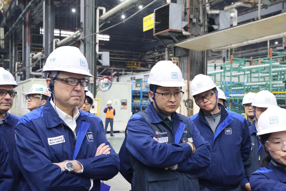 Empleados de General Motors en Corea del Sur