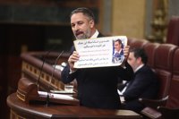 Abascal dice que a Sánchez le gusta la guerra para "hacer caja con sus socios" y "tapar sus corrupciones"