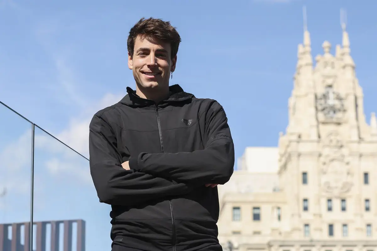 Oriol Cardona durante los Juegos Olímpicos de Invierno.