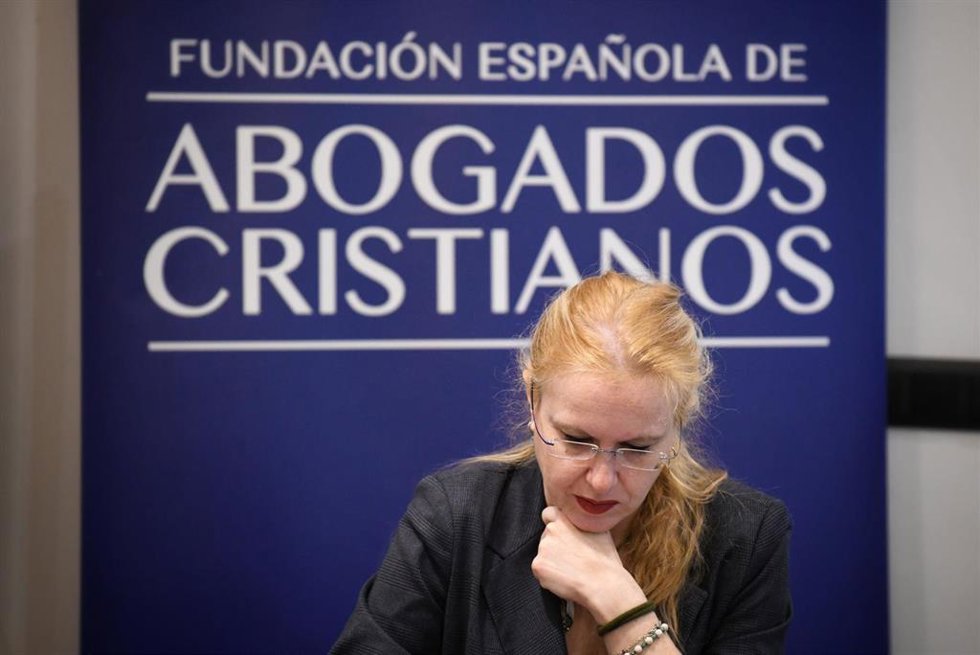 Archivo - La presidenta de Abogados Cristianos, Polonia Castellanos, en una fotografía de archivo.