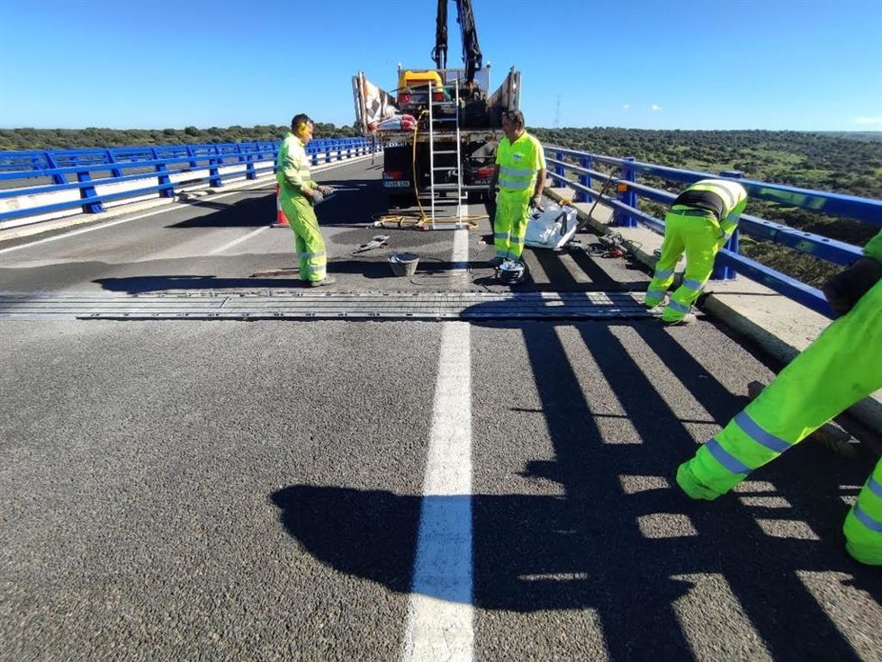 Trabajos de conservación de carreteras