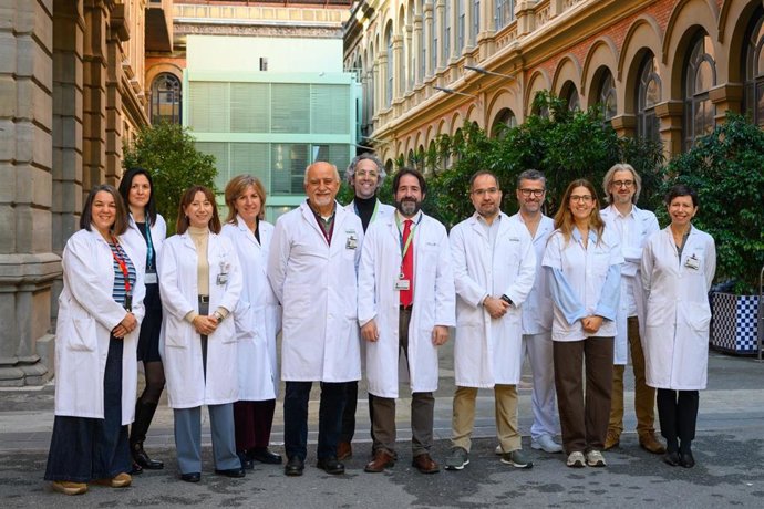 Equipo del Clínic-Idibaps de Barcelona del estudio sobre la resonancia cardíaca