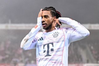 Archivo - 21 December 2025, Baden-Wuerttemberg, Heidenheim: Bayern Munich's Michael Olise celebrates scoring his side's second goal during the German Bundesliga soccer match between 1. FC Heidenheim and Bayern Munich at Voith-Arena. Photo: Harry Langer/dp