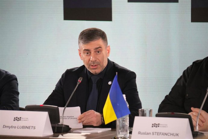 Archivo - Dimitro Lubinets, comisionado de DDHH del Parlamento de Ucrania.