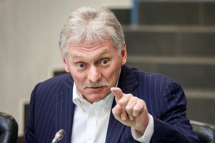 El portavoz presidencial ruso, Dimitri Peskov, durante un acto en Moscú.