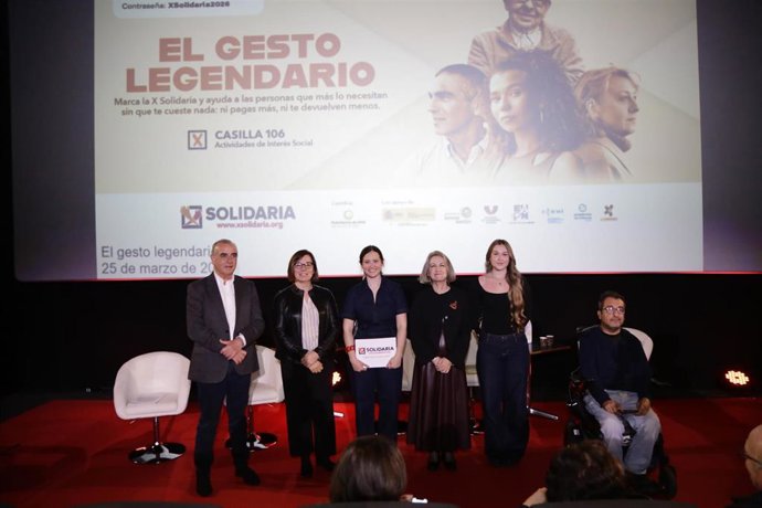 Presentación de la campaña X Solidaria.