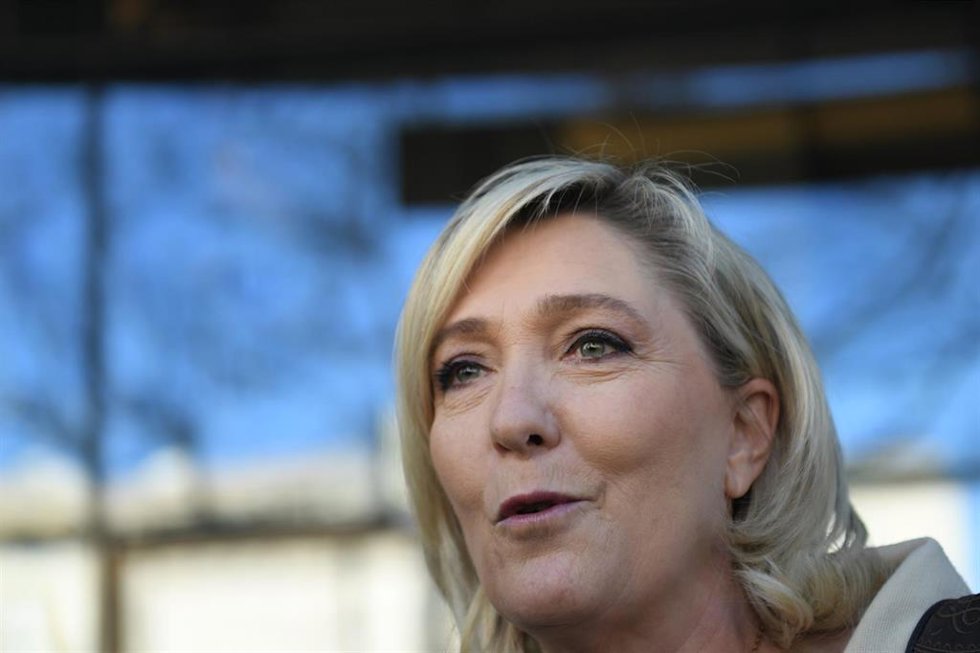 Archivo - La líder del partido francés Agrupación Nacional, Marine Le Pen.