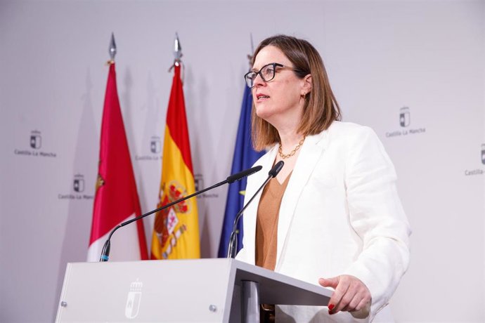 La portavoz del Gobierno de Castilla-La Mancha, Esther Padilla.