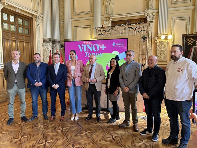 Presentación del evento enogastronómico 'Valladolid Vino+Tapas'.