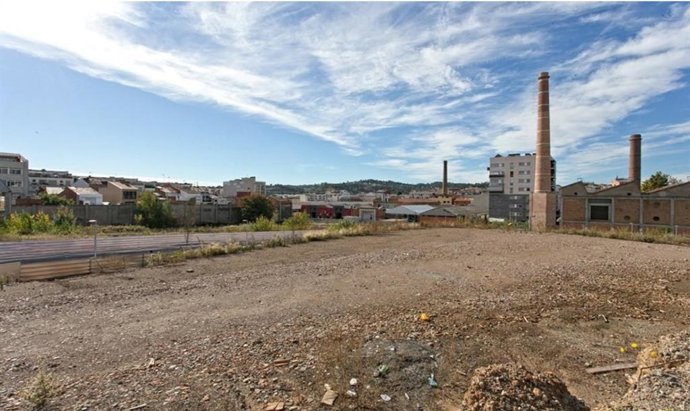 Imagen de los terrenos vendidos por Servihabitat en Terrassa (Barcelona).