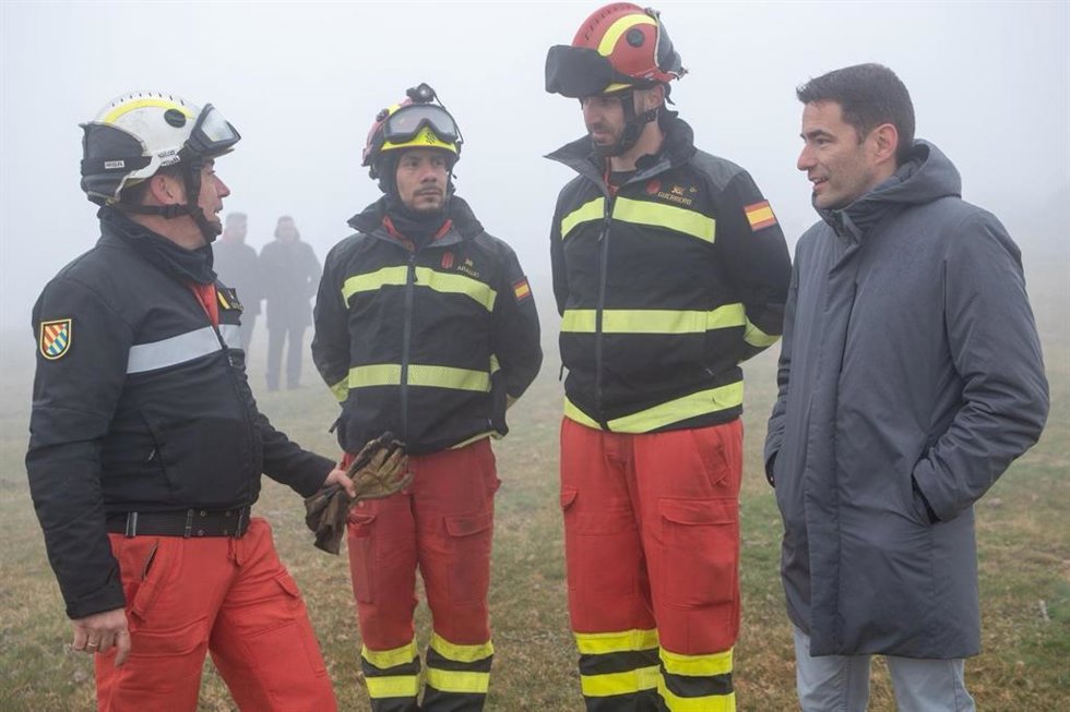 Casares con efectivos de la UME en Los Tojos