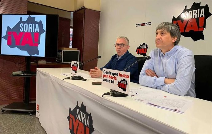 Los procuradores electos Soria ¡YA! José Ángel Ceña y Juan Antonio Palomar.