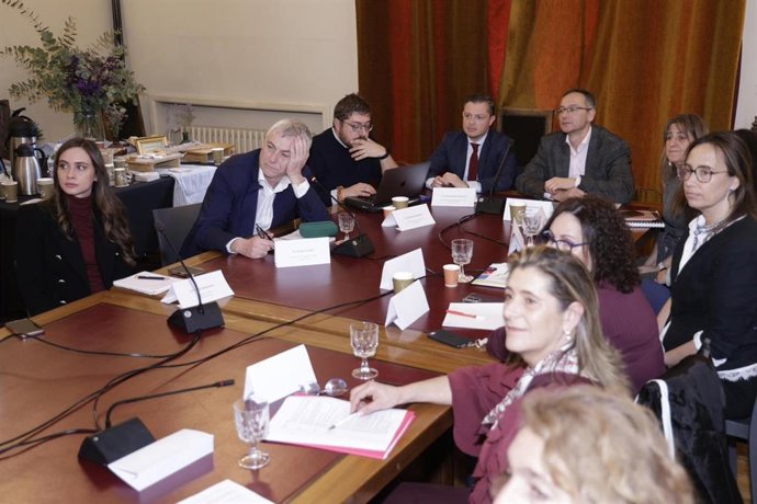 Encuentro entre representantes del Ayuntamiento de Valladolid y de la ciudad italiana de Údine.