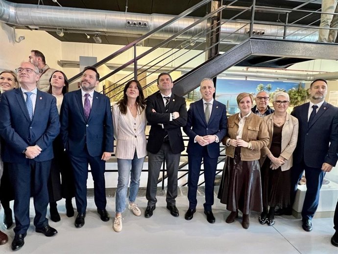 Acto de reapertura del Museo de la Minería de Puertollano.