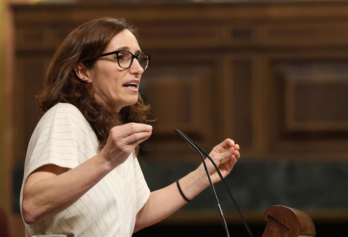 Imagen de archivo de la ministra de Sanidad, Mónica García.