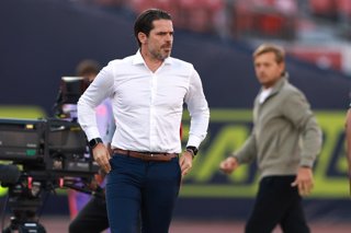 Futbol, Universidad de Chile vs Union La Calera Fase de grupos, Copa de la Liga 2026. El entrenador de Universidad de Chile Fernando Gago es fotografiado durante el partido de copa de la liga por el grupo D contra Union La Calera disputado en el estadio