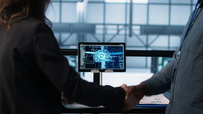 Entorno empresarial utilizando IA.