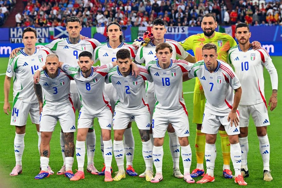 Archivo - La selección italiana durante la Eurocopa 2024.