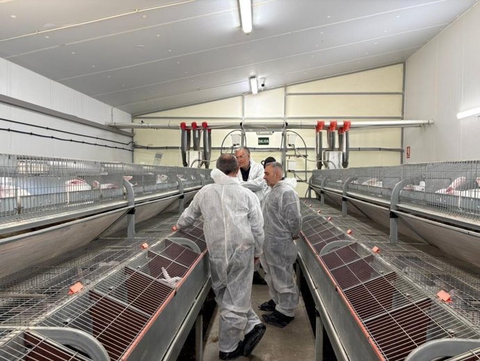 El conseller d'Agricultura, Aigua, Ramaderia i Pesca, Miguel Barrachina, a Ares dels Olms.