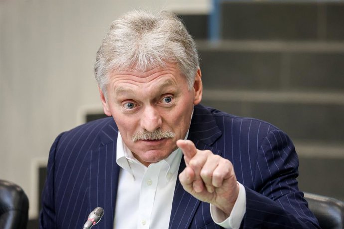 El portaveu presidencial rus, Dimitri Peskov, durant un acte a Moscou.