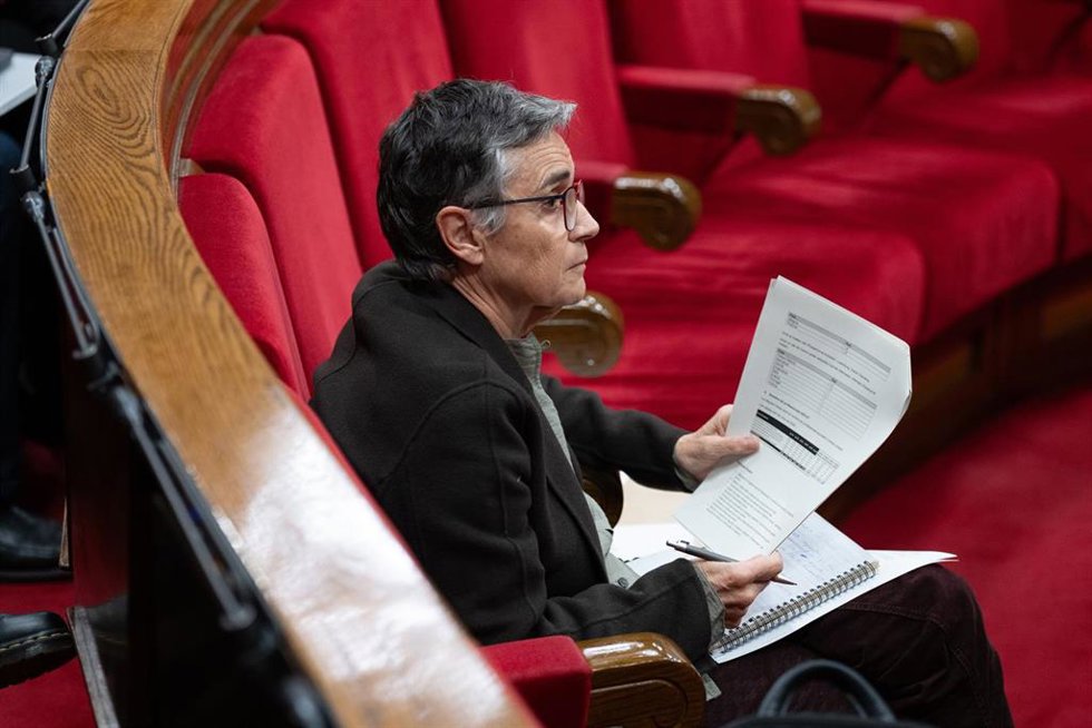 Archivo - La consellera de Salud, Olga Pané, durante una sesión plenaria en el Parlament de Catalunya, a 17 de diciembre de 2024, en Barcelona, Catalunya (España).