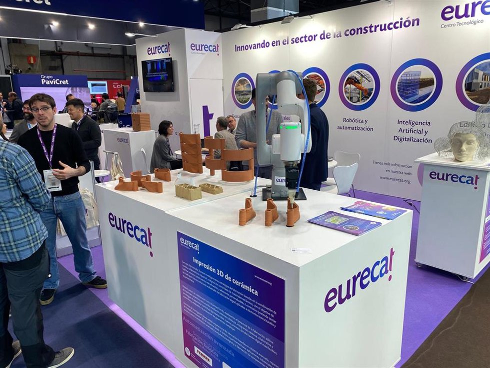Estand de Eurecat en Rebuild