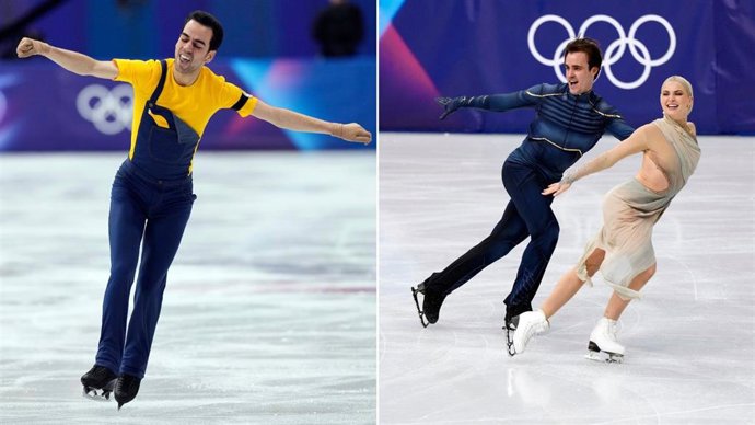 La pareja Smart-Dieck y Tomás Guarino quieren seguir creciendo en el Mundial de Patinaje Artístico