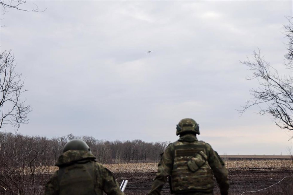 Militares rusos desplegados en la provincia de Bélgorod, en el suroeste del país