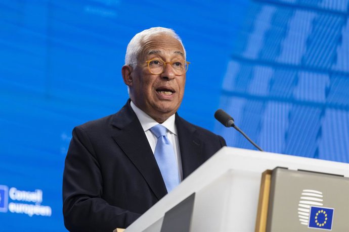 20 de março de 2026, Bruxelas, Bélgica: O presidente do Conselho Europeu, António Costa, e a presidente da Comissão Europeia, Ursula von der Leyen, realizaram uma coletiva de imprensa conjunta para marcar o encerramento da cúpula europeia na capital belga