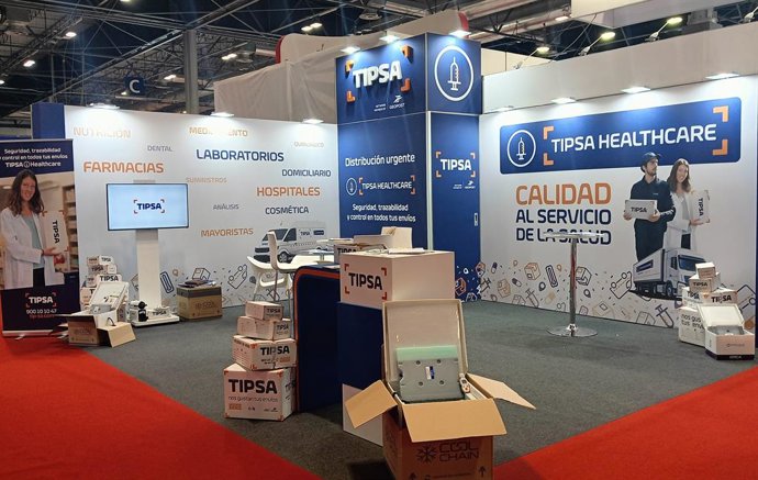 Stand da Tipsa na Infarma Madrid 2026.