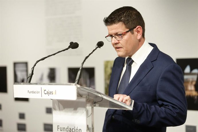 Blas Jesús Muñoz ha realizado la exaltación cofrade de la Fundación Cajasol en Córdoba.
