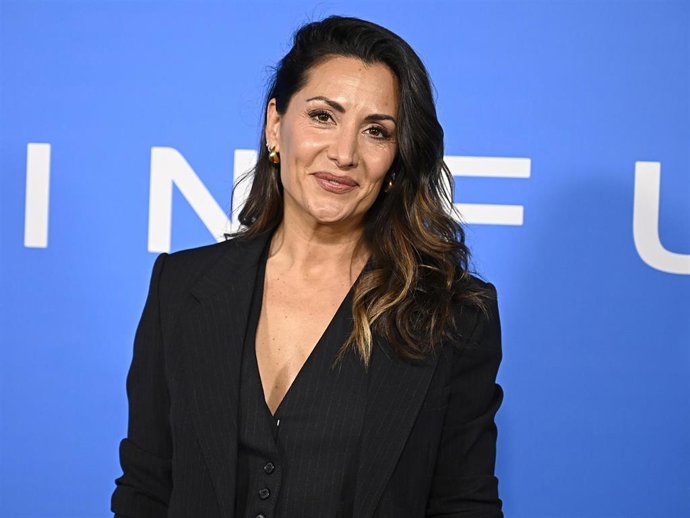 Nagore Robles durante el evento de lanzamiento de la nueva marca de automoción ‘Geely’