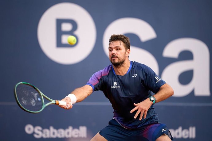 El tenista suizo Stan Wawrinka en el Barcelona Open Banc Sabadell 2025