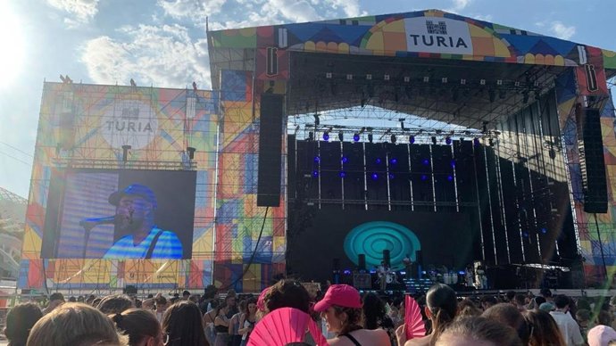 Imagen de un concierto en la Ciudad de las Artes de València