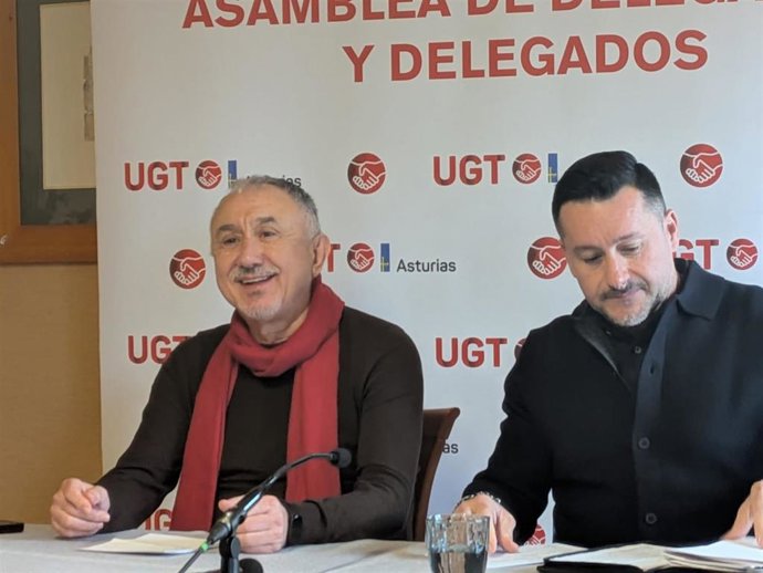 Pepe Álvarez y Javier Fernández Lanero