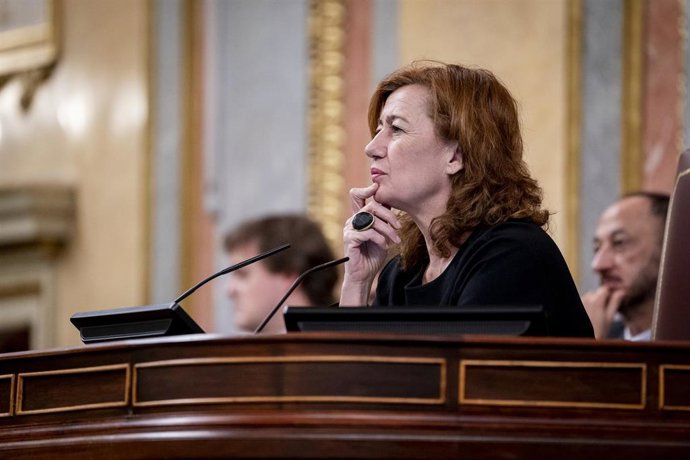 Archivo - La presidenta del Congreso de los Diputados, Francina Armengol, durante un pleno en el Congreso de los Diputados