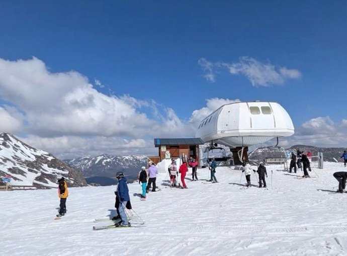 Imagen de la Estación Invernal de San Isidro, dependidente de la Diputación de León.