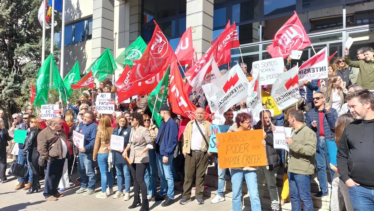 Manifestación de sindicatos