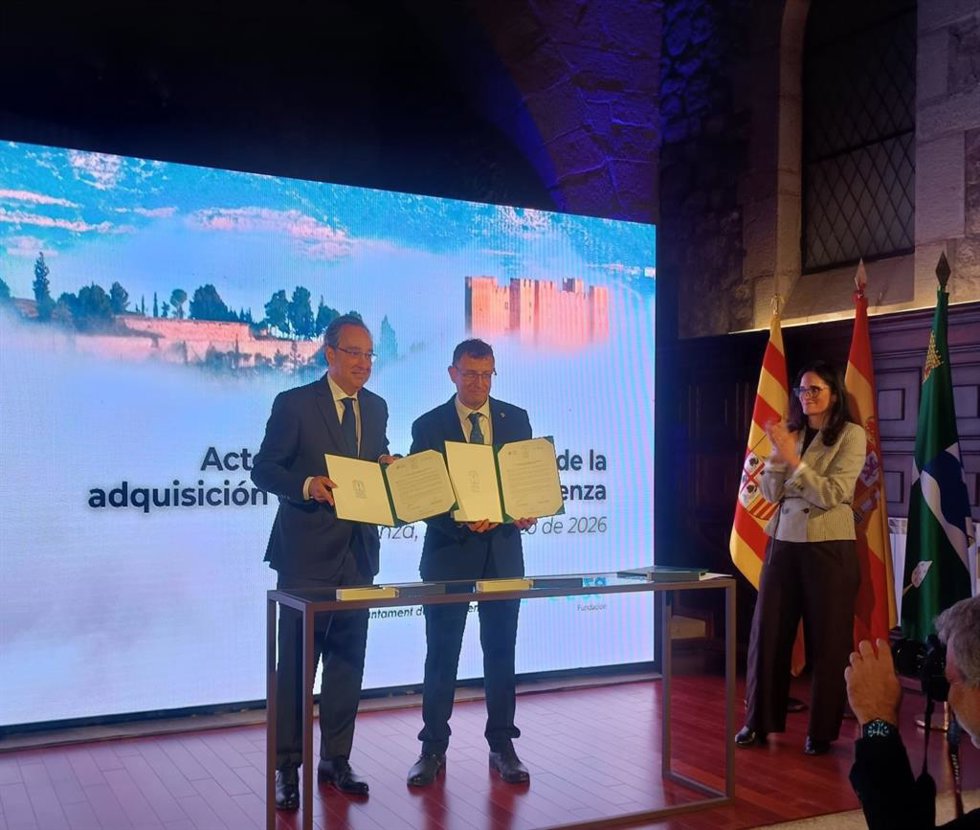 Fundación Endesa transfiere el Castillo de Mequinenza a su Ayuntamiento.