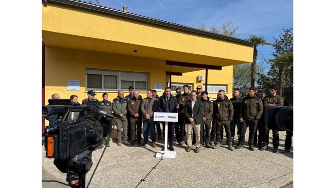 El conseller de Agricultura de la Generalitat, Òscar Ordeig, en un acto en la Escola Agrària de Tàrrega (Lleida).
