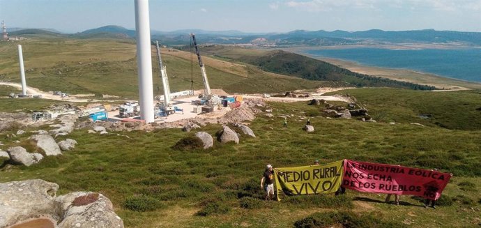 Archivo - Obras del polígono eólico del Escudo.-ARCHIVO