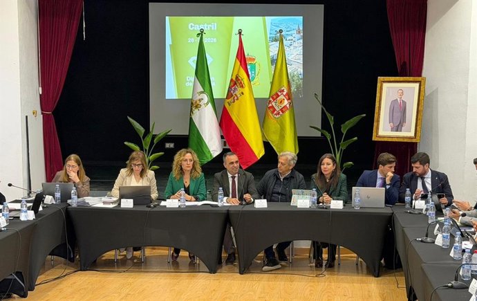 Sesión plenaria de marzo de la Diputación Provincial de Granada celebrada en Castril.