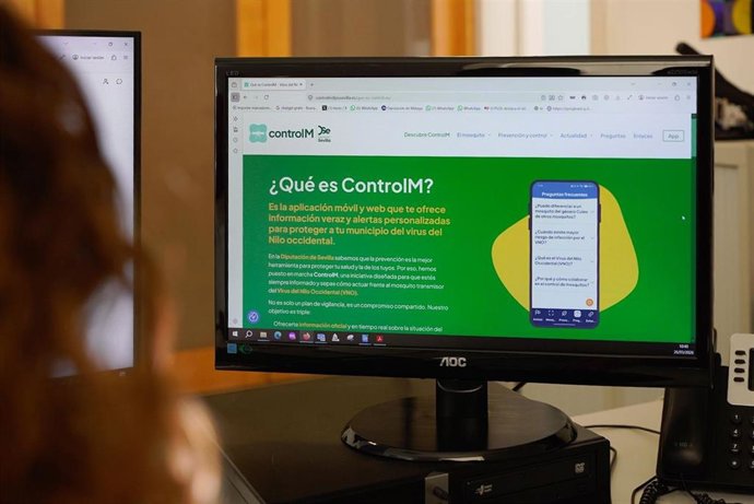 Imagen de recurso de la app 'Control M', que ofrece información sobre los mosquitos del VNO, impulsada por la Diputación.