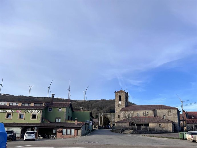 Aerogeneradores del parque de El Escudo