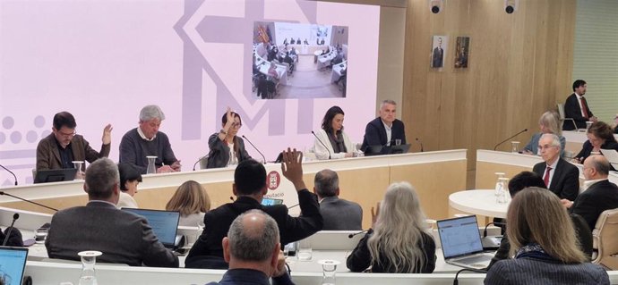 Pleno de la Diputación de Barcelona este jueves.