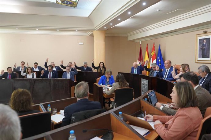 Pleno de la Diputación de Segovia.