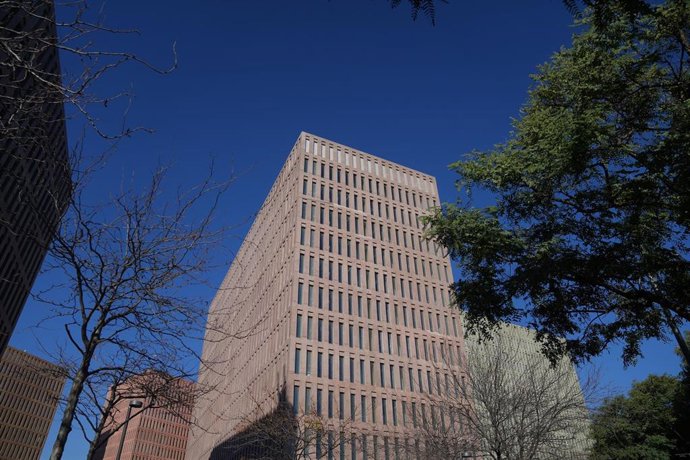 Archivo - Fachada de la Ciutat de la Justícia de Barcelona, a 1 de diciembre de 2025, en Barcelona, Catalunya (España)
