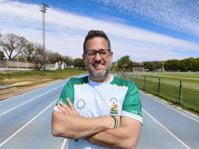 El candidato de Adelante a la Presidencia de la Junta, José Ignacio García, este jueves para presentar la campaña de captación de voluntarios para las andaluzas de 17 de mayo.