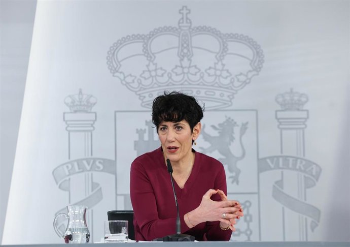 La ministra de Seguridad Social, Inclusión y Migraciones, Elma Saiz