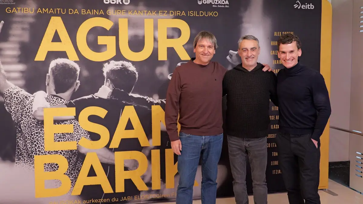 Estreno del documental 'Agur esan barik' en la Sala BBK